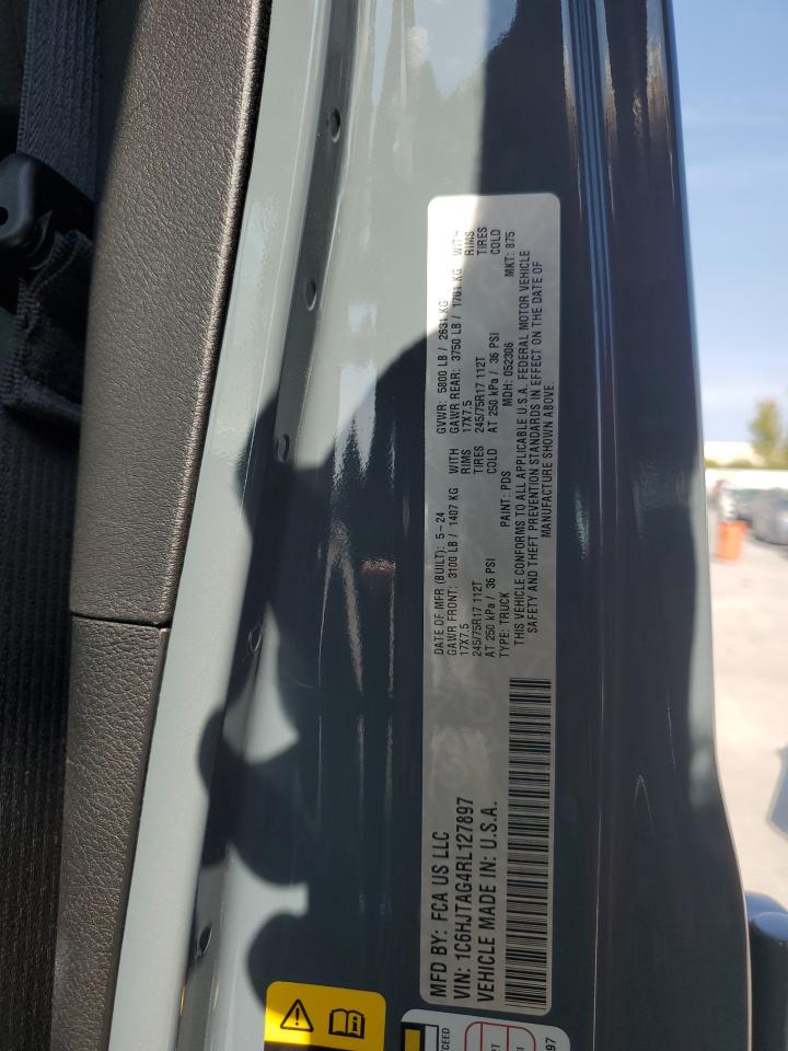 2024 Jeep Gladiator Sport VIN: 1C6HJTAG4RL127897 Lot: 69646555