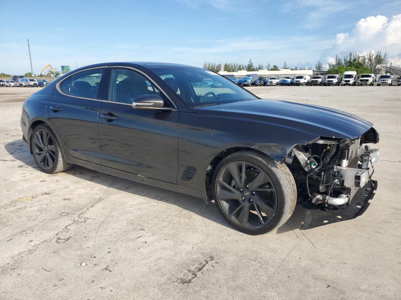2023 Genesis G70 Base VIN: KMTG34TA2PU132893 Lot: 81454895