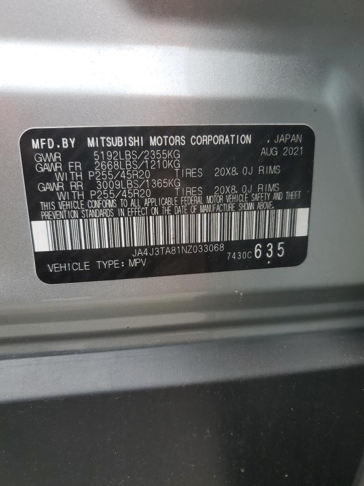 2022 Mitsubishi Outlander Es VIN: JA4J3TA81NZ033068 Lot: 84727145