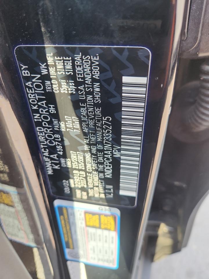 2022 Kia Seltos Lx VIN: KNDEPCAA1N7335275 Lot: 80995295