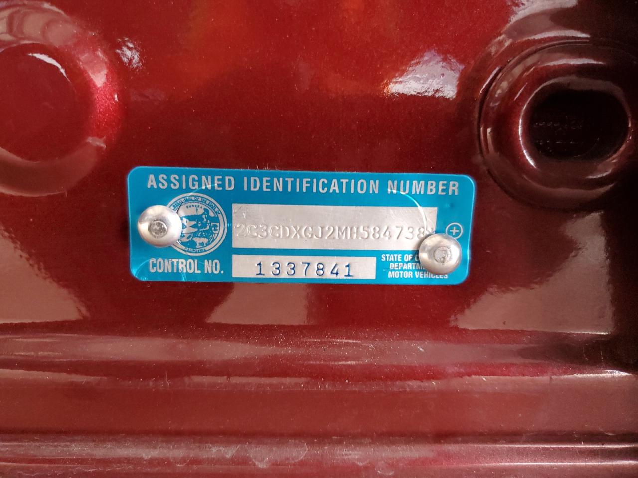 2021 Dodge Charger Scat Pack VIN: 2C3CDXGJ2MH584738 Lot: 80380425