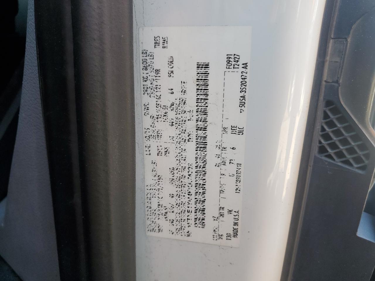 2015 Ford Transit T-150 VIN: 1FTNE1YM4FKA74992 Lot: 80486125