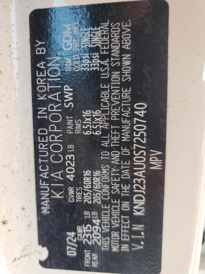 2025 Kia Soul Lx VIN: KNDJ23AU0S7250740 Lot: 71649985