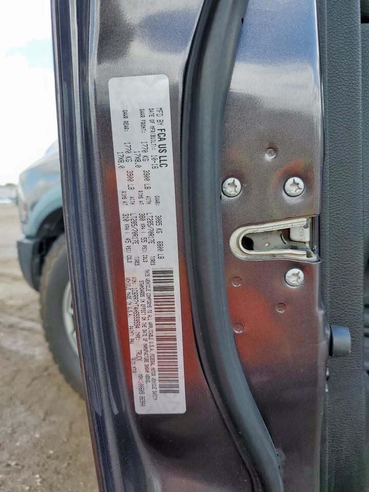 2017 Ram 1500 Rebel VIN: 1C6RR7YT4HS559594 Lot: 81008375