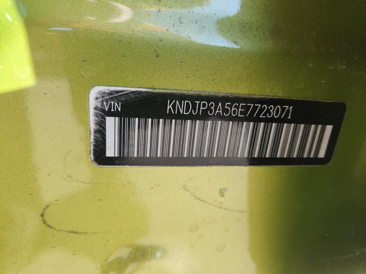 2014 Kia Soul + VIN: KNDJP3A56E7723071 Lot: 83850865