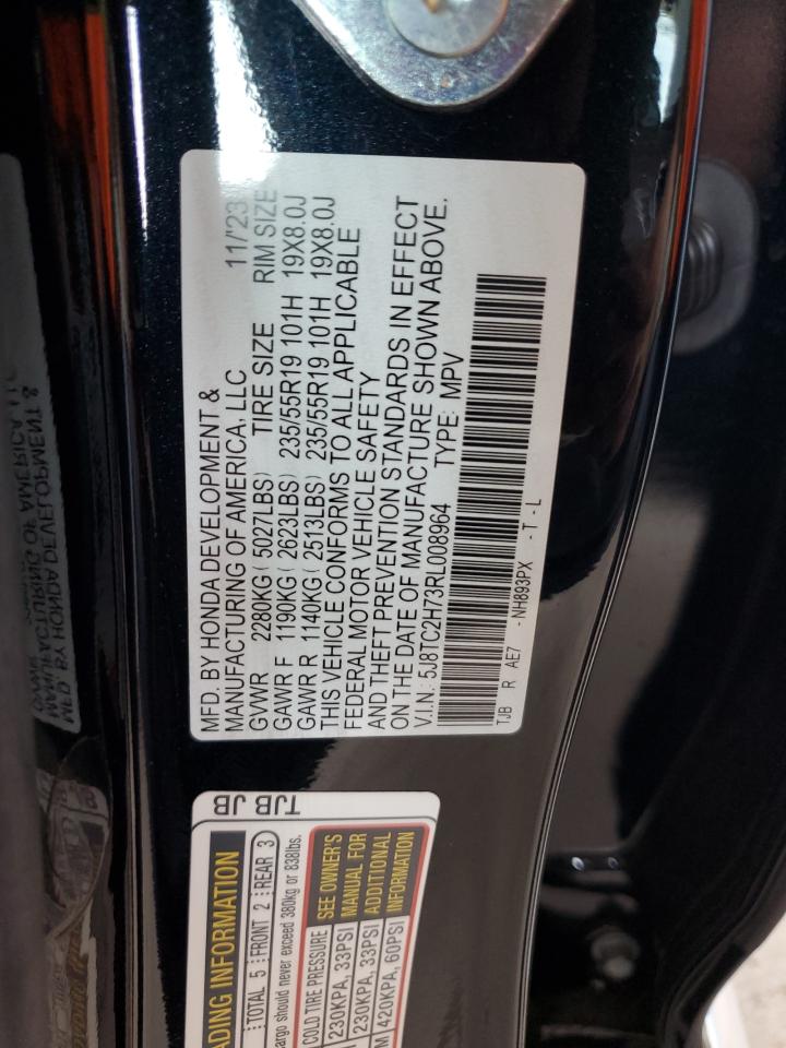 2024 Acura Rdx Advance VIN: 5J8TC2H73RL008964 Lot: 81291015