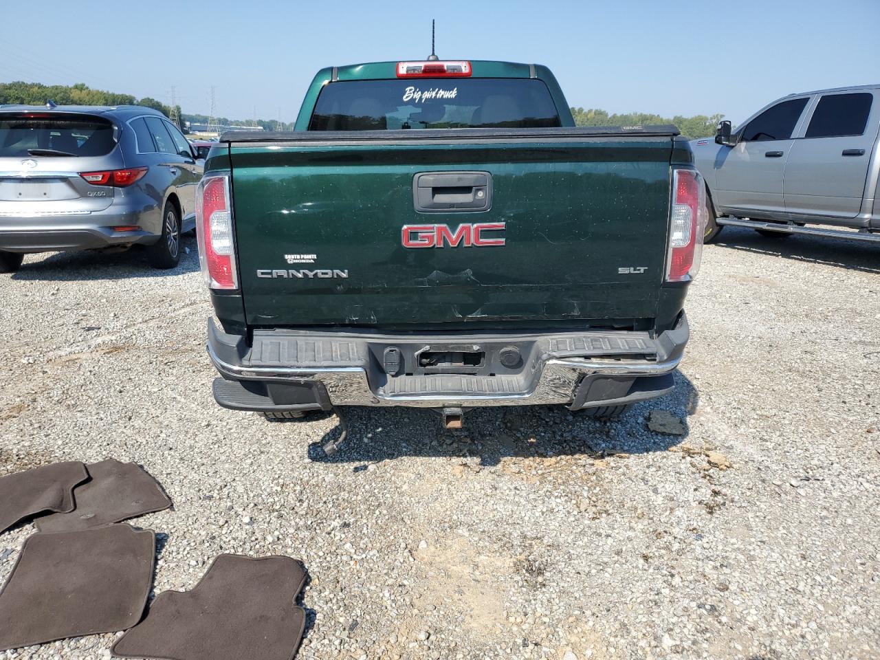 2015 GMC Canyon Slt VIN: 1GTG6CE35F1142381 Lot: 80997445