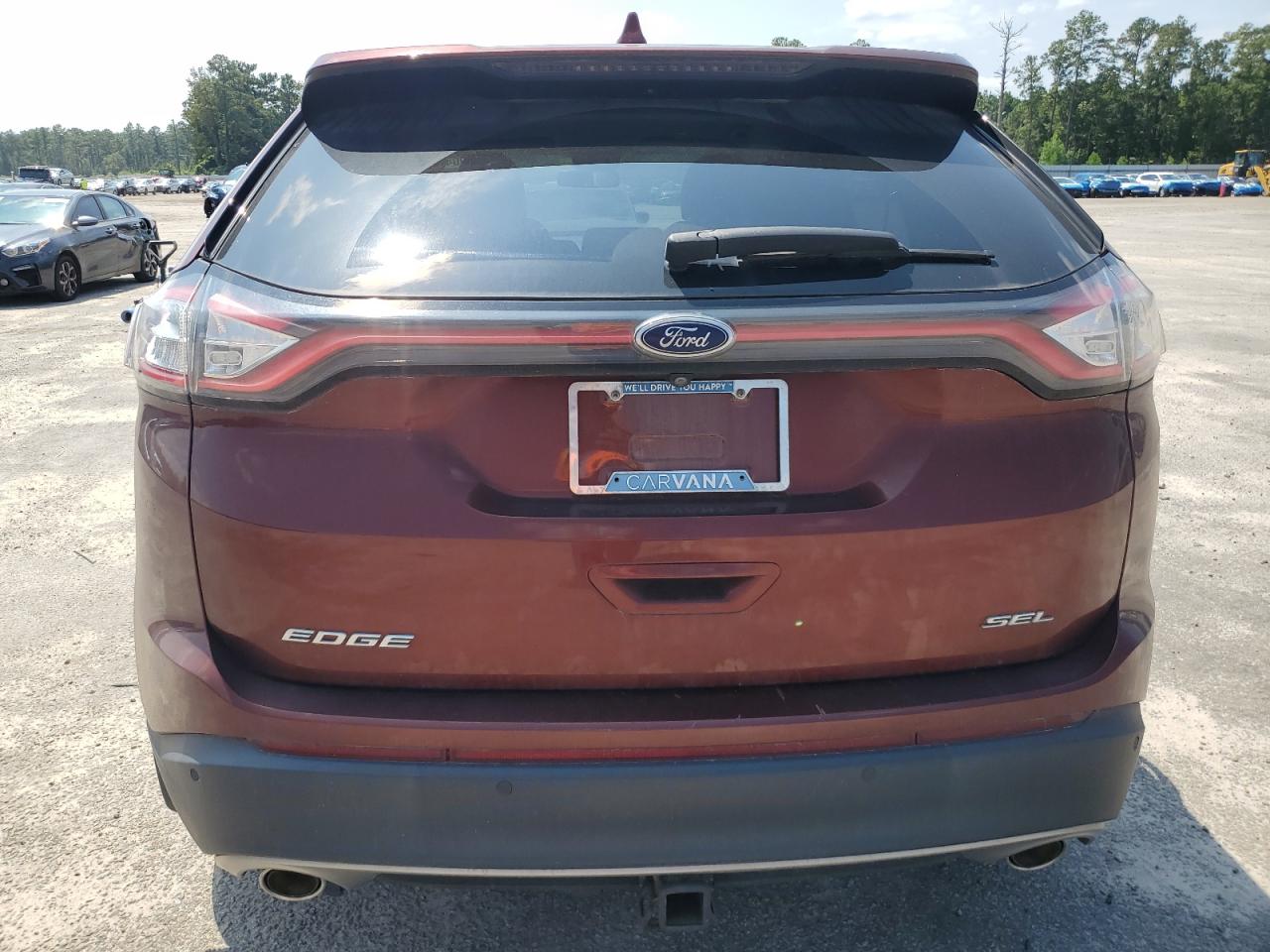 2016 Ford Edge Sel VIN: 2FMPK3J86GBB87330 Lot: 71590485