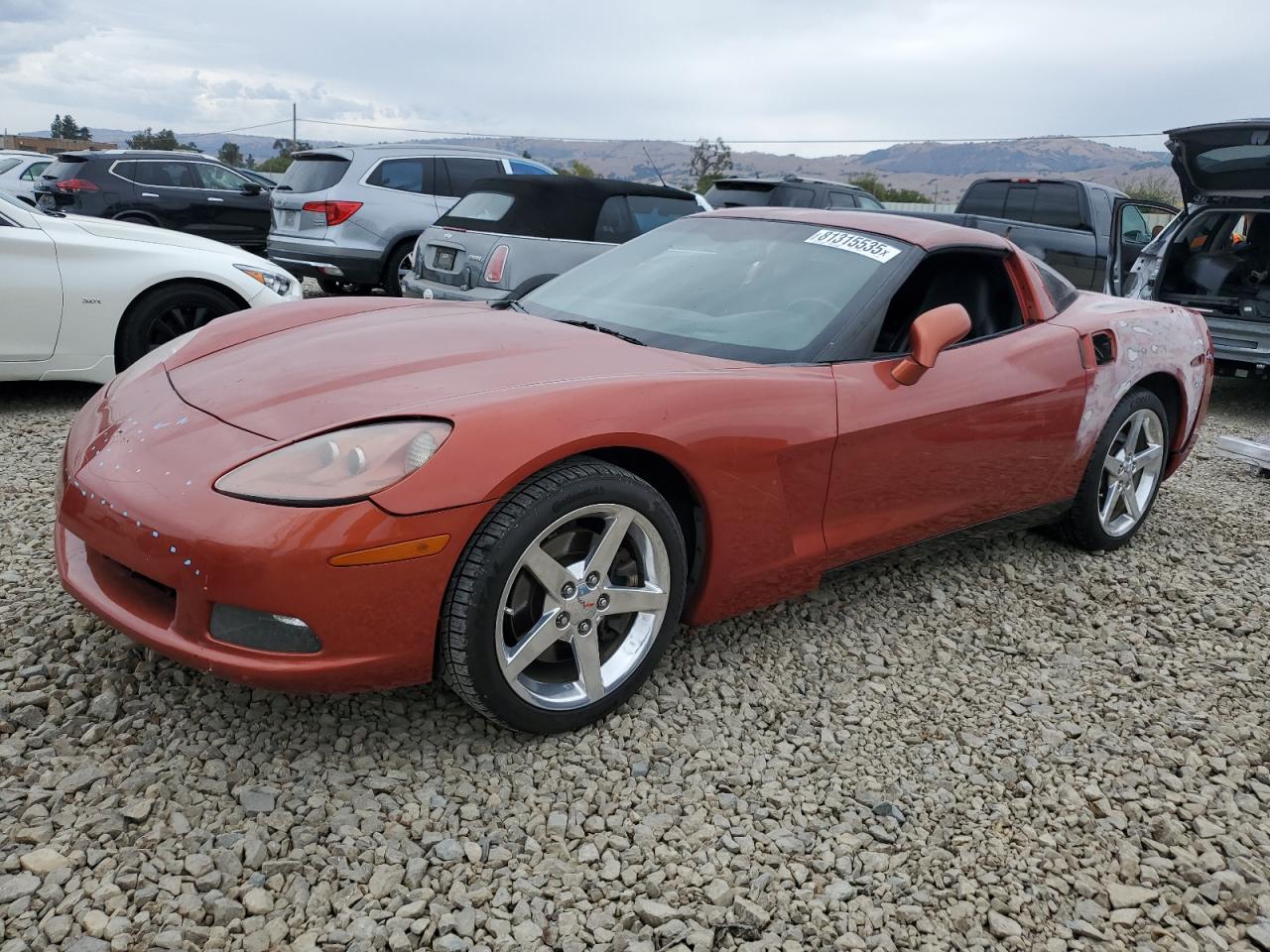 CHEVROLET CORVETTE 2005. Lot# 81315535. VIN 1G1YY24U755132485. Photo 1