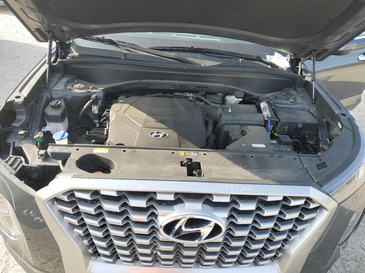 2021 Hyundai Palisade Sel VIN: KM8R2DHE7MU309936 Lot: 80409545
