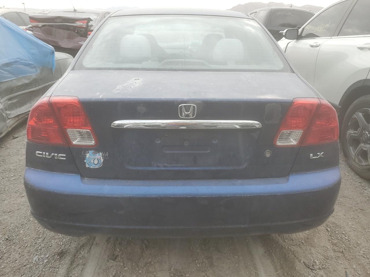 2003 Honda Civic Lx VIN: 013896 Lot: 80035865