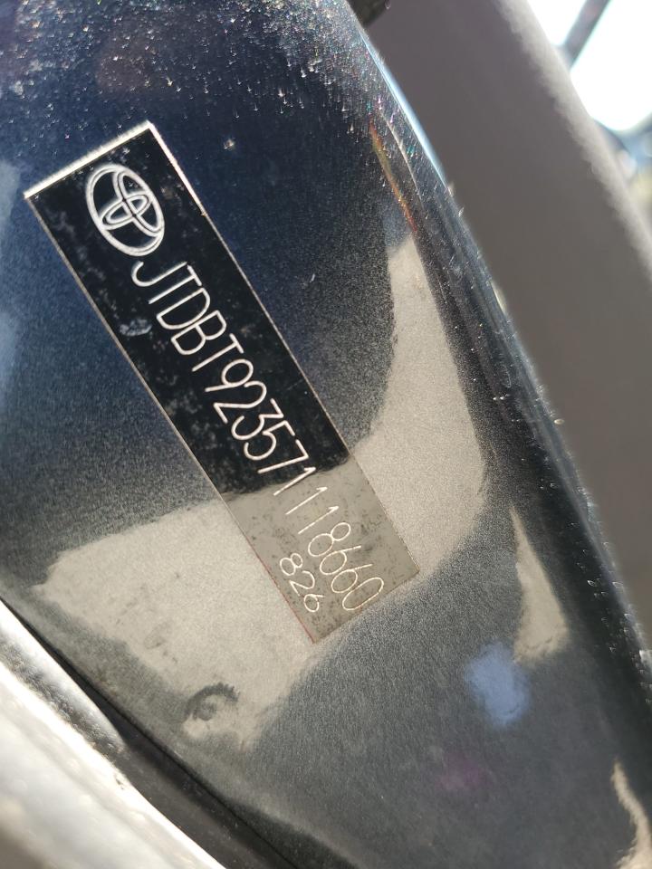 2007 Toyota Yaris VIN: JTDBT923571118660 Lot: 71877545