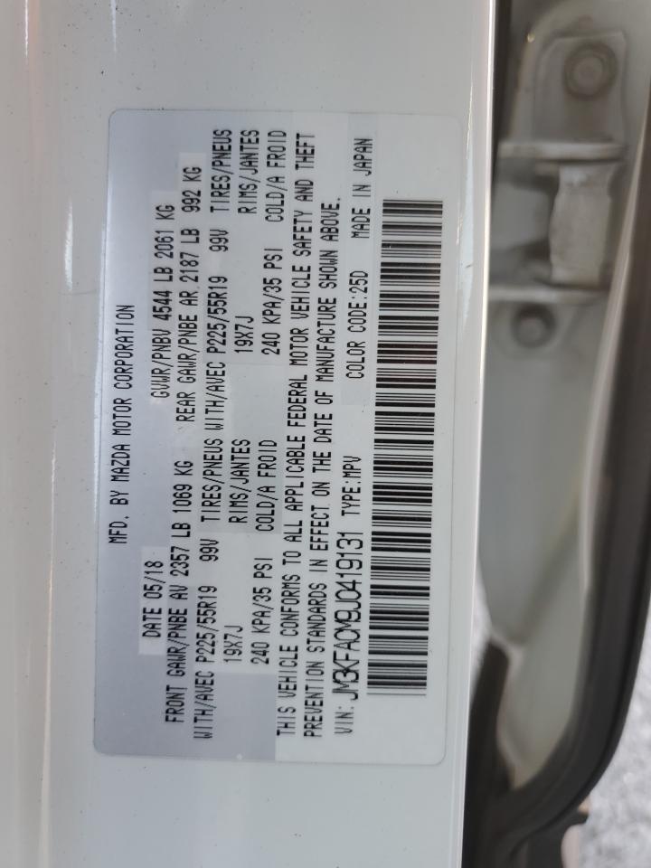 2018 Mazda Cx-5 Touring VIN: JM3KFACM9J0419131 Lot: 82160395