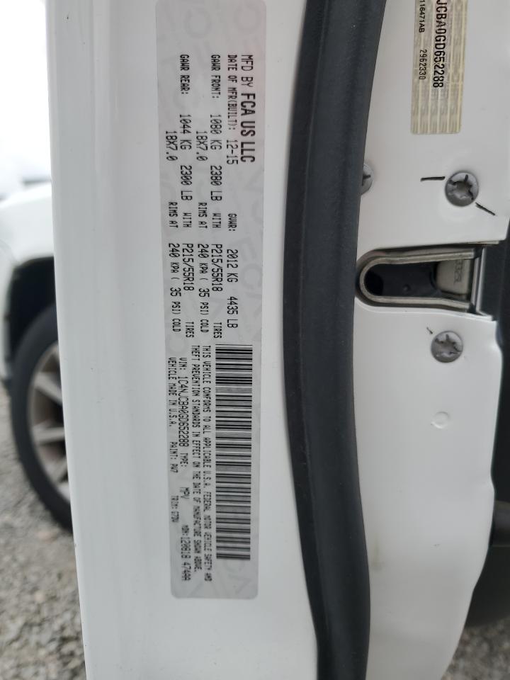 2016 Jeep Compass Sport VIN: 1C4NJCBA0GD652288 Lot: 80306825