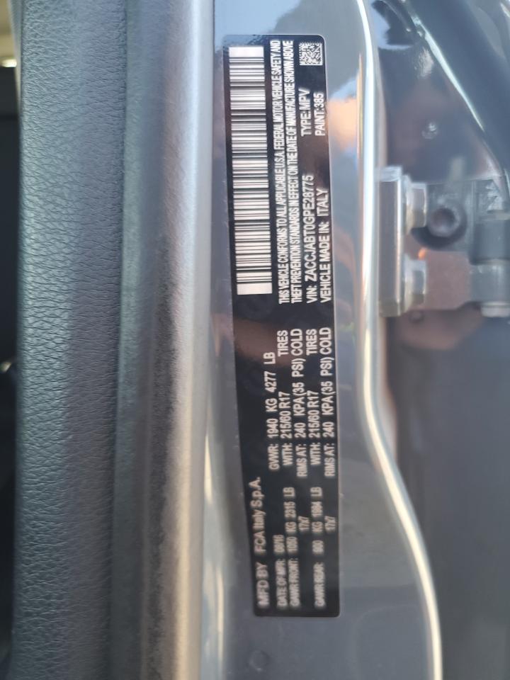 2016 Jeep Renegade Latitude VIN: ZACCJABT0GPE28775 Lot: 80548425