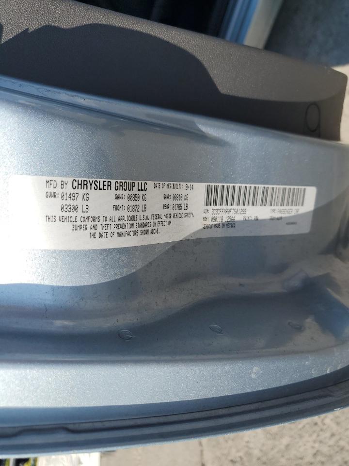 2015 Fiat 500 Pop VIN: 3C3CFFAR0FT501255 Lot: 82170465