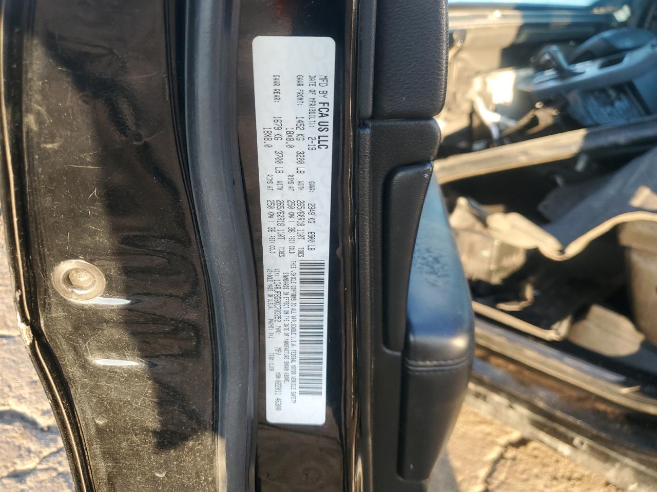 2019 Jeep Grand Cherokee Limited VIN: 1C4RJFBG8KC703252 Lot: 82112875