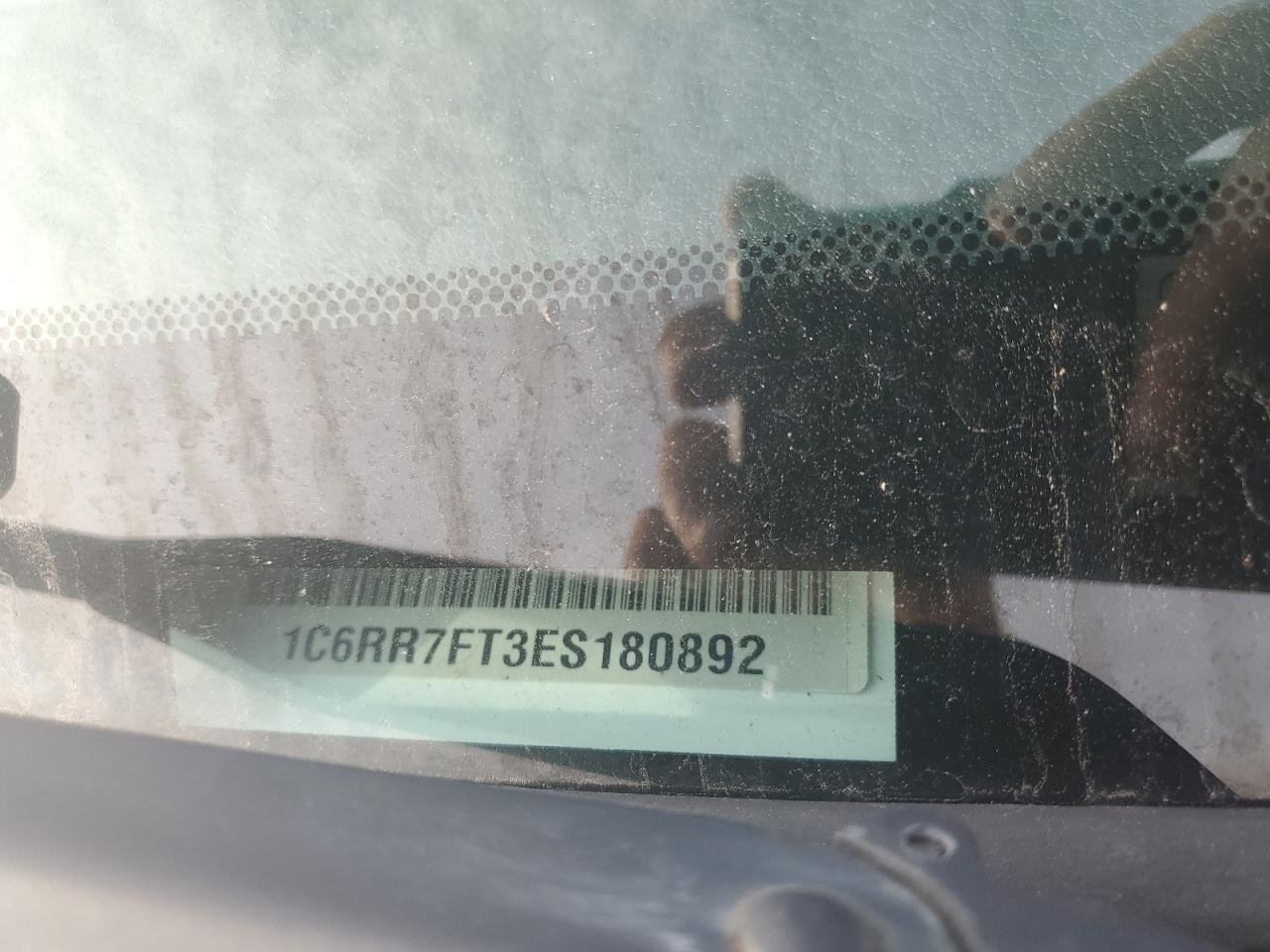 2014 Ram 1500 St VIN: 1C6RR7FT3ES180892 Lot: 80998495