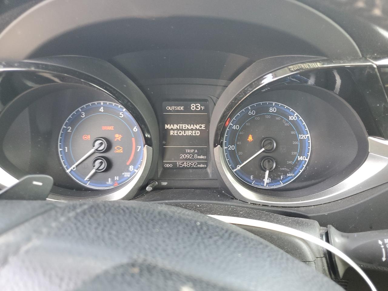 2016 Toyota Corolla L VIN: 5YFBURHE3GP407778 Lot: 84593605