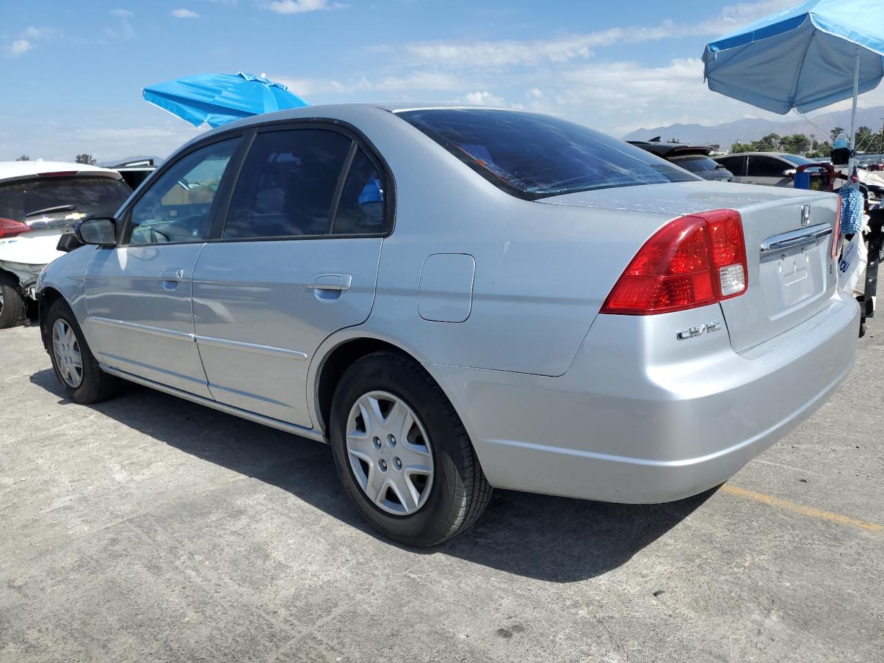 2003 Honda Civic Lx silver sedan gasoline 2HGES16543H530840 photo #3
