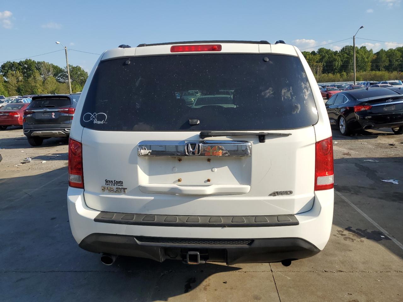 2012 Honda Pilot Exl VIN: 5FNYF4H56CB004682 Lot: 84647425