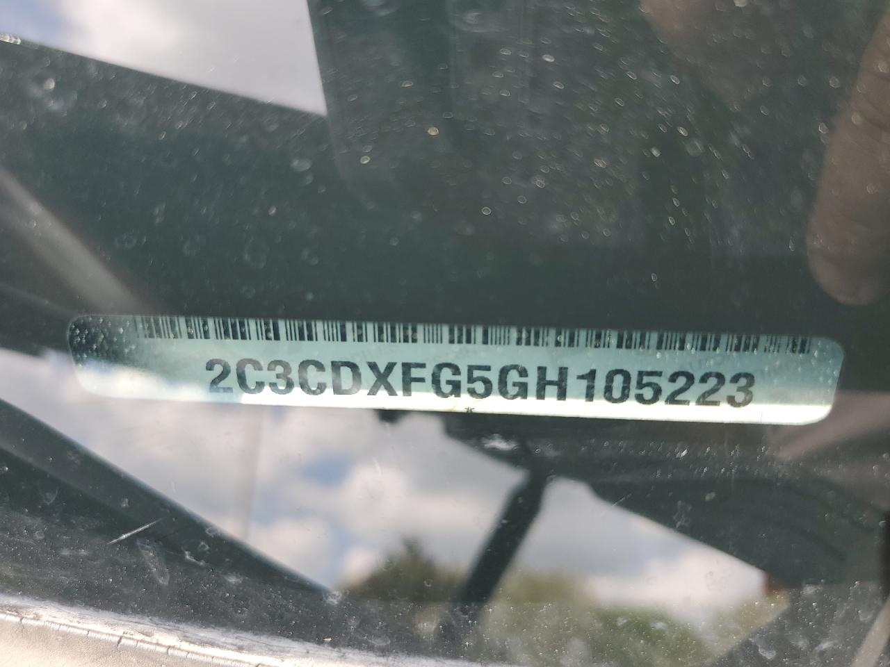 2016 Dodge Charger Se VIN: 2C3CDXFG5GH105223 Lot: 81604585