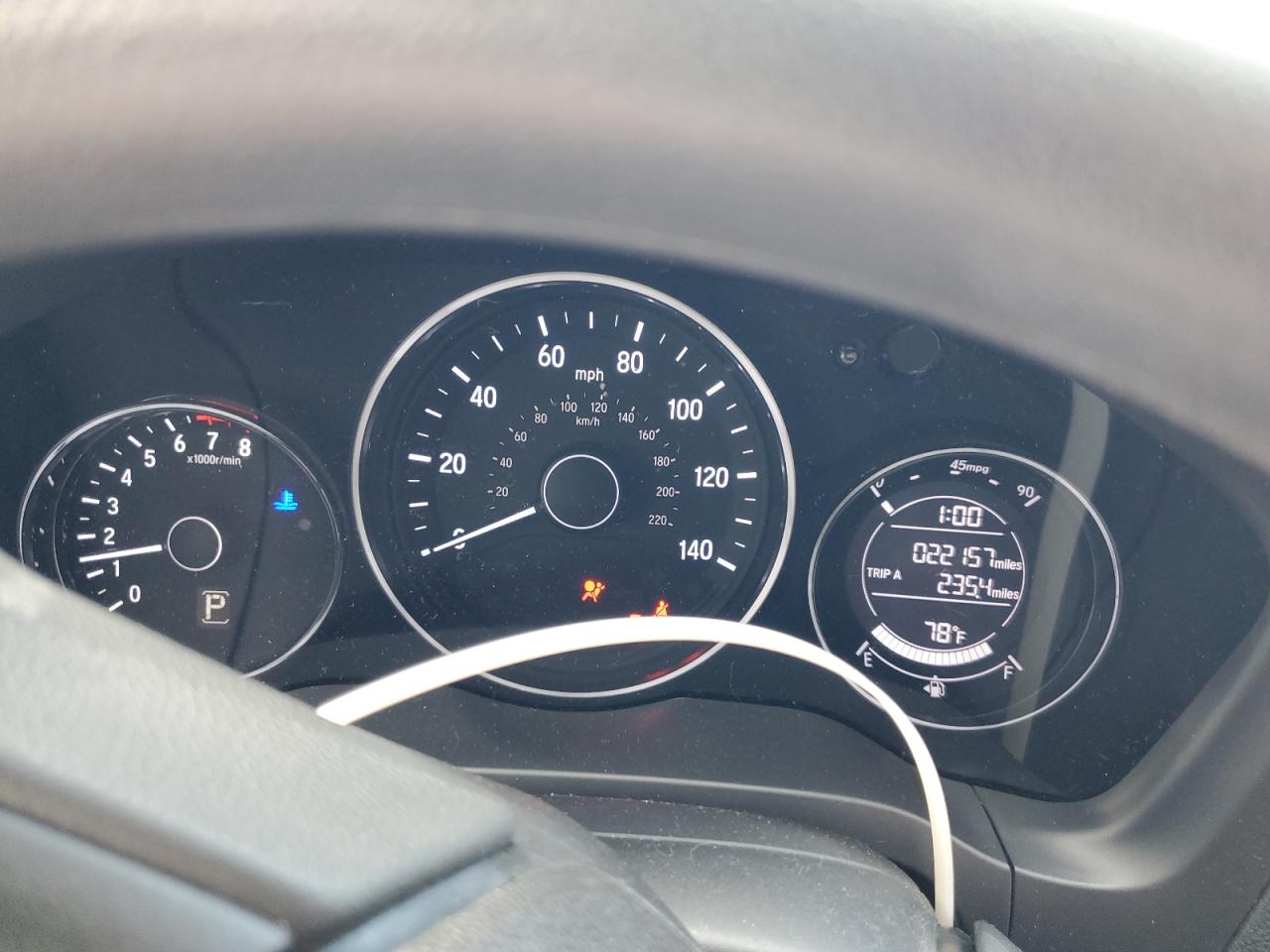 2019 Honda Hr-V Lx VIN: 3CZRU5H3XKG707431 Lot: 83952485