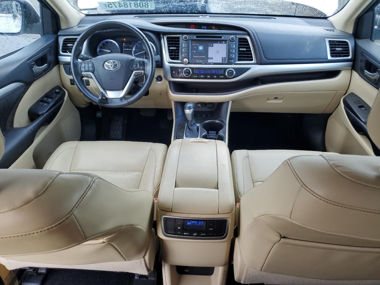 2019 Toyota Highlander Se VIN: 5TDJZRFH1KS585103 Lot: 80818475