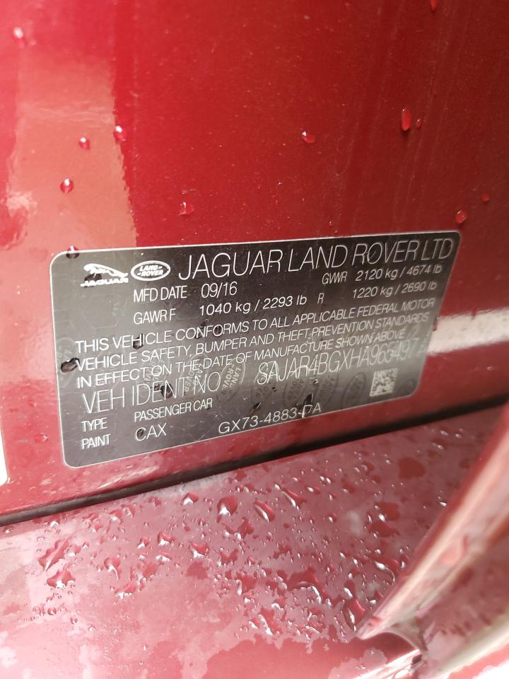 2017 Jaguar Xe VIN: SAJAR4BGXHA965497 Lot: 81323045