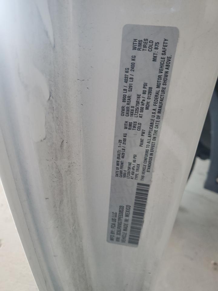 2023 Ram Promaster 2500 2500 Standard VIN: 3C6LRVVG7PE538533 Lot: 81104315