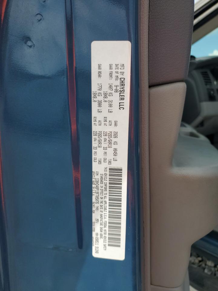 2009 Dodge Durango Slt VIN: 1D8HD48P19F705076 Lot: 82133465