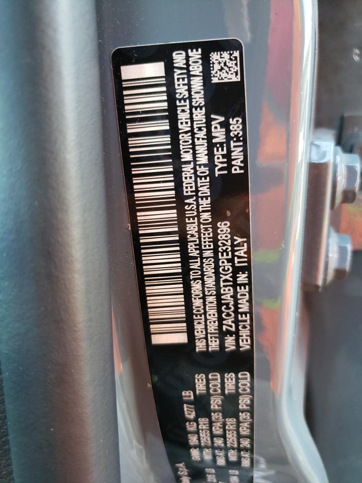 2016 Jeep Renegade Latitude VIN: ZACCJABTXGPE32896 Lot: 71583305