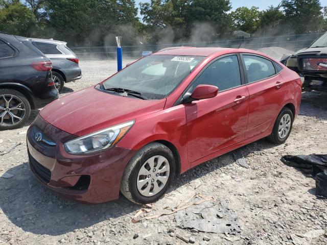  HYUNDAI ACCENT 2017 Красный