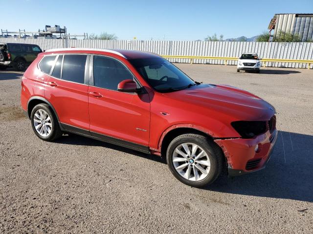  BMW X3 2017 Красный
