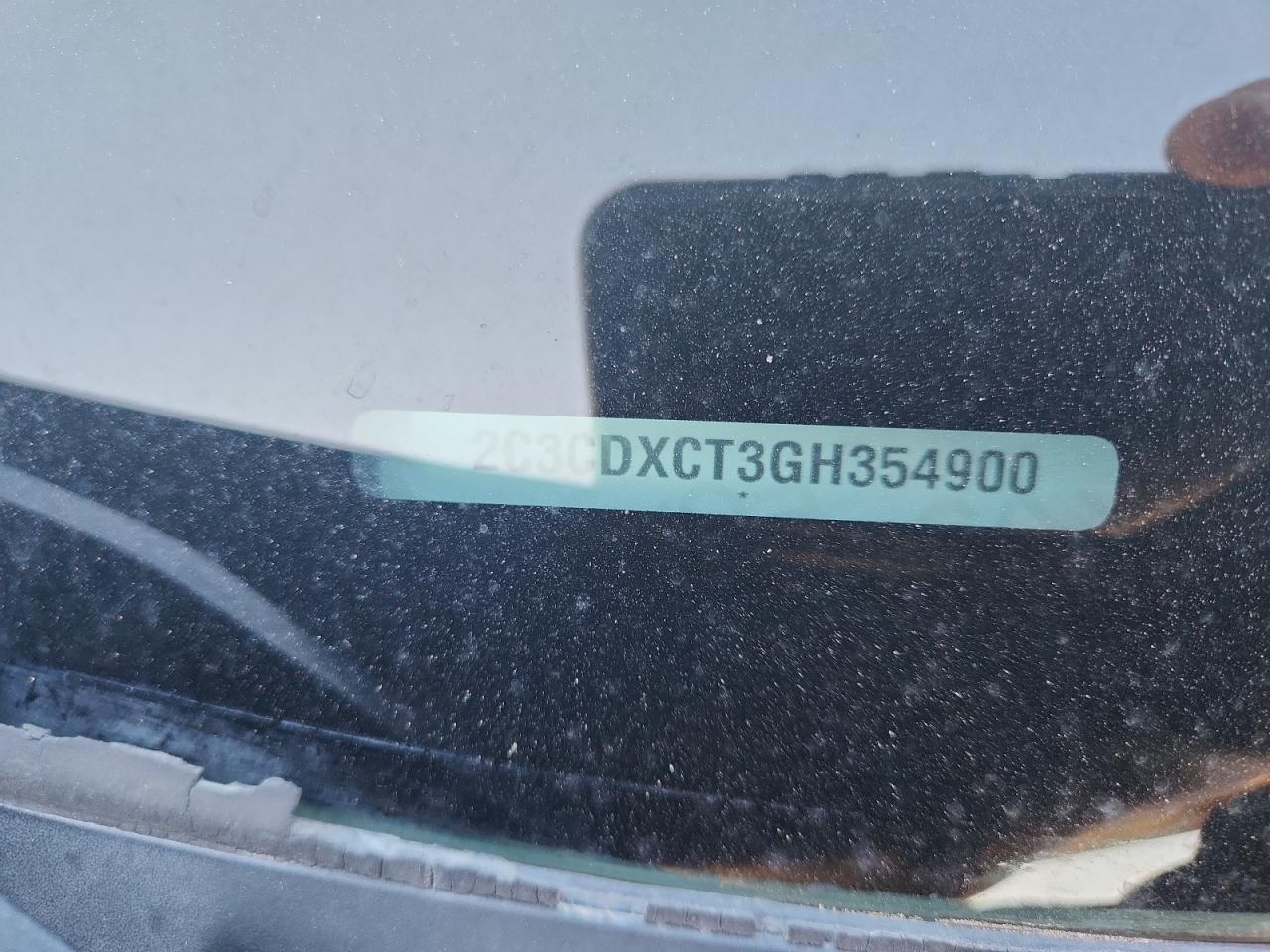 2016 Dodge Charger R/T VIN: 2C3CDXCT3GH354900 Lot: 72091235