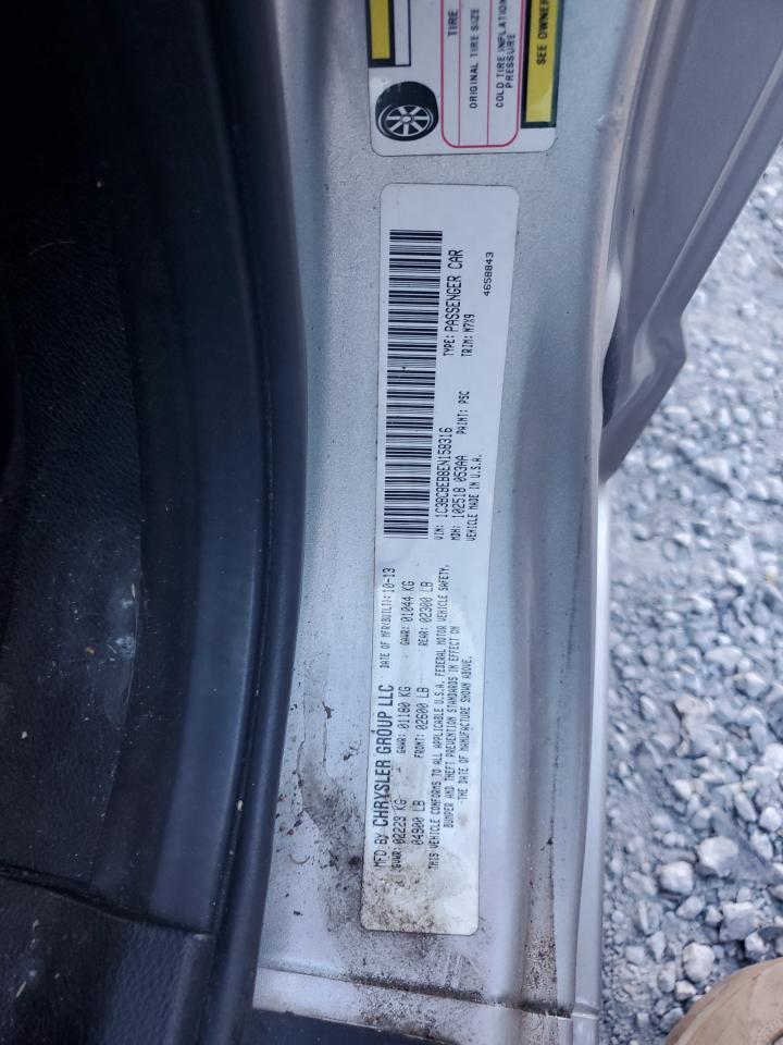 2014 Chrysler 200 Touring VIN: 1C3BCBEB8EN158316 Lot: 81750145