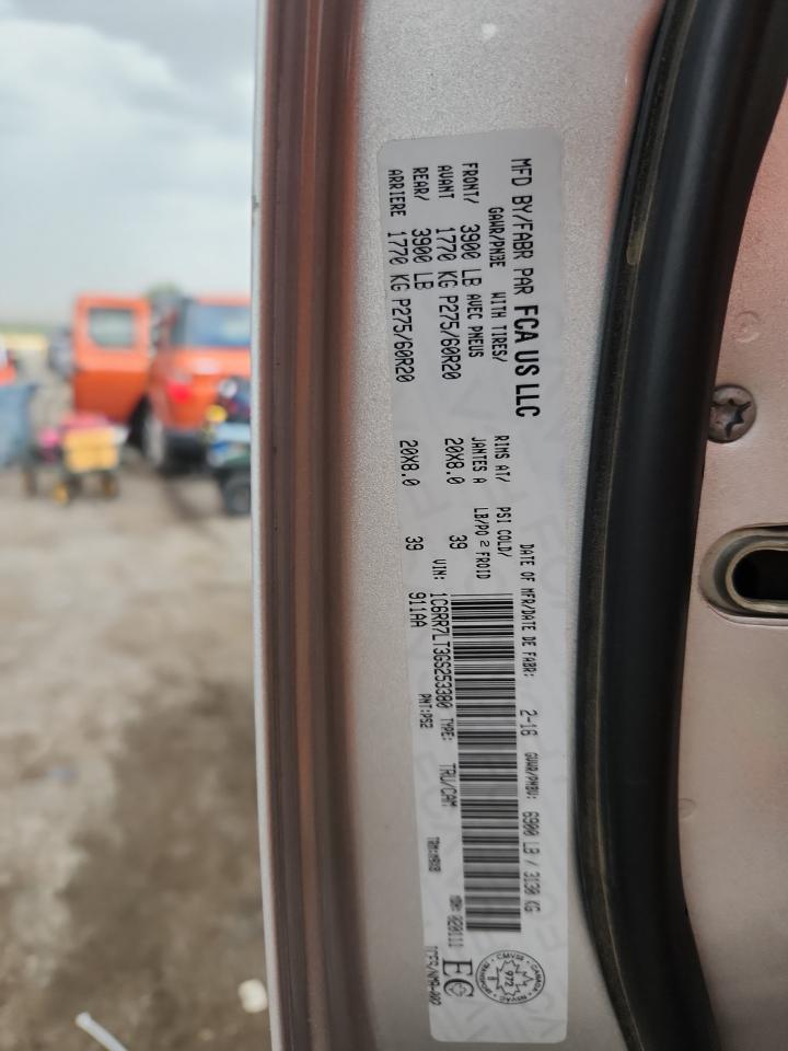 2016 Ram 1500 Slt VIN: 1C6RR7LT3GS253380 Lot: 80796995