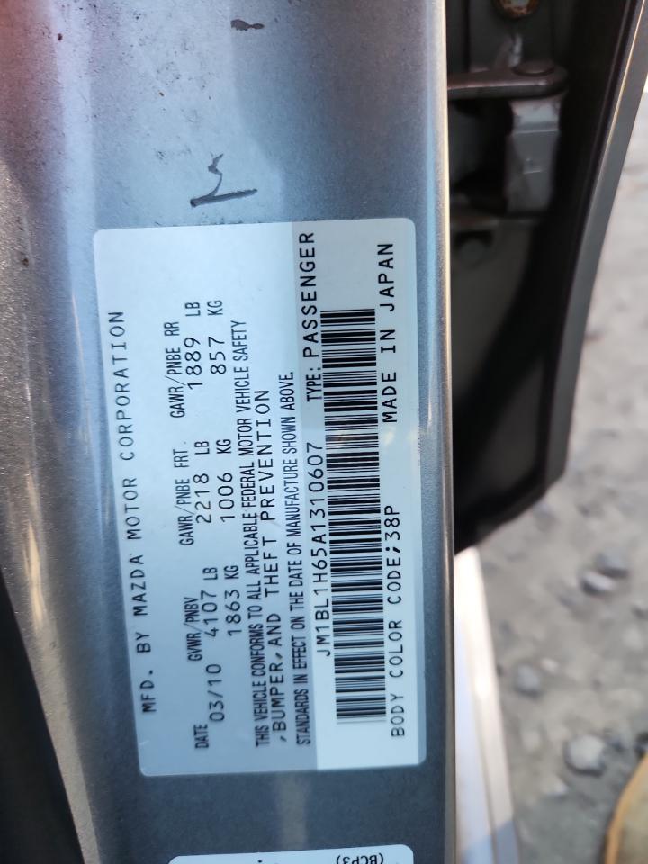 2010 Mazda 3 S VIN: JM1BL1H65A1310607 Lot: 83761625