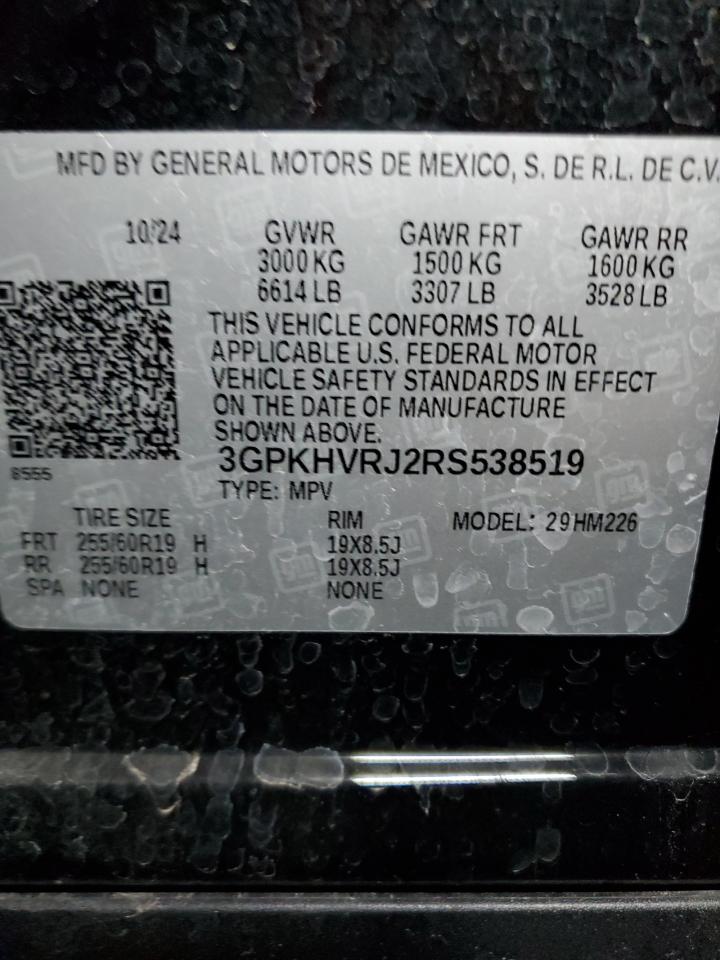 2024 Honda Prologue E VIN: 3GPKHVRJ2RS538519 Lot: 84474645