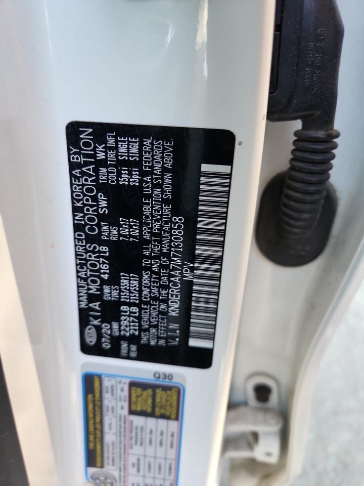 2021 Kia Seltos Ex VIN: KNDERCAA7M7130858 Lot: 71666895