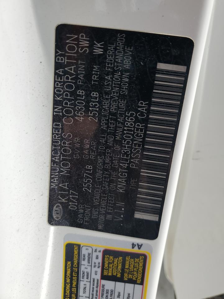 2017 Kia Forte Lx VIN: 3KPFK4A72HE021099 Lot: 81797645