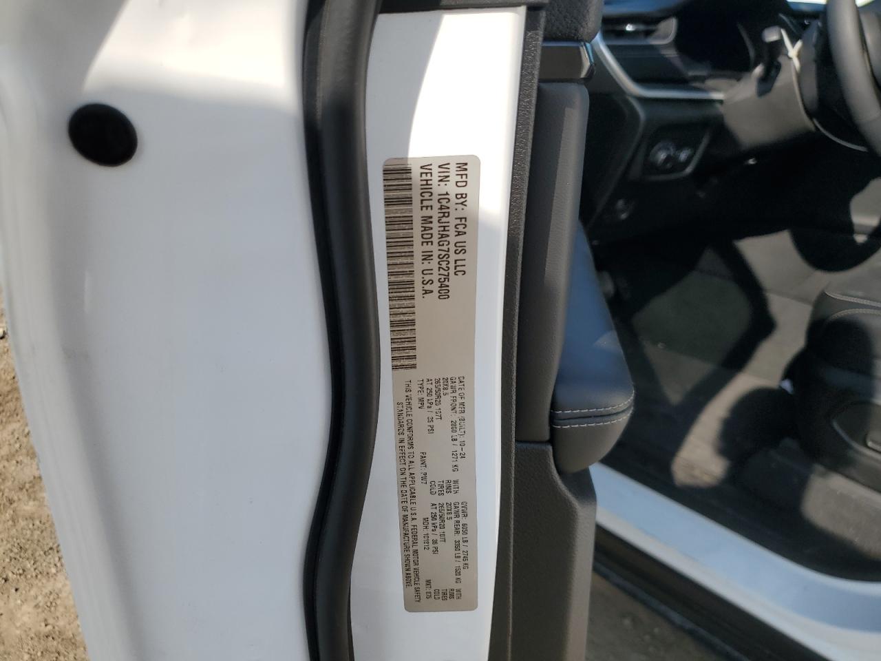 2025 Jeep Grand Cherokee Laredo VIN: 1C4RJHAG7SC275400 Lot: 72008805