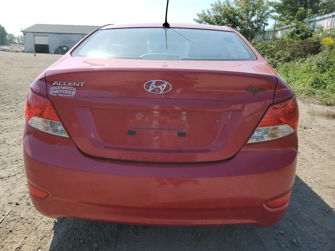 2014 Hyundai Accent Gls VIN: KMHCU4AE9EU742136 Lot: 80188475