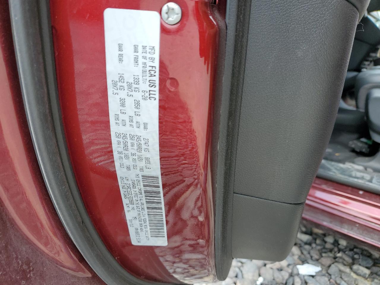 2020 Chrysler Pacifica Touring L Plus VIN: 2C4RC1EG3LR229888 Lot: 71311575