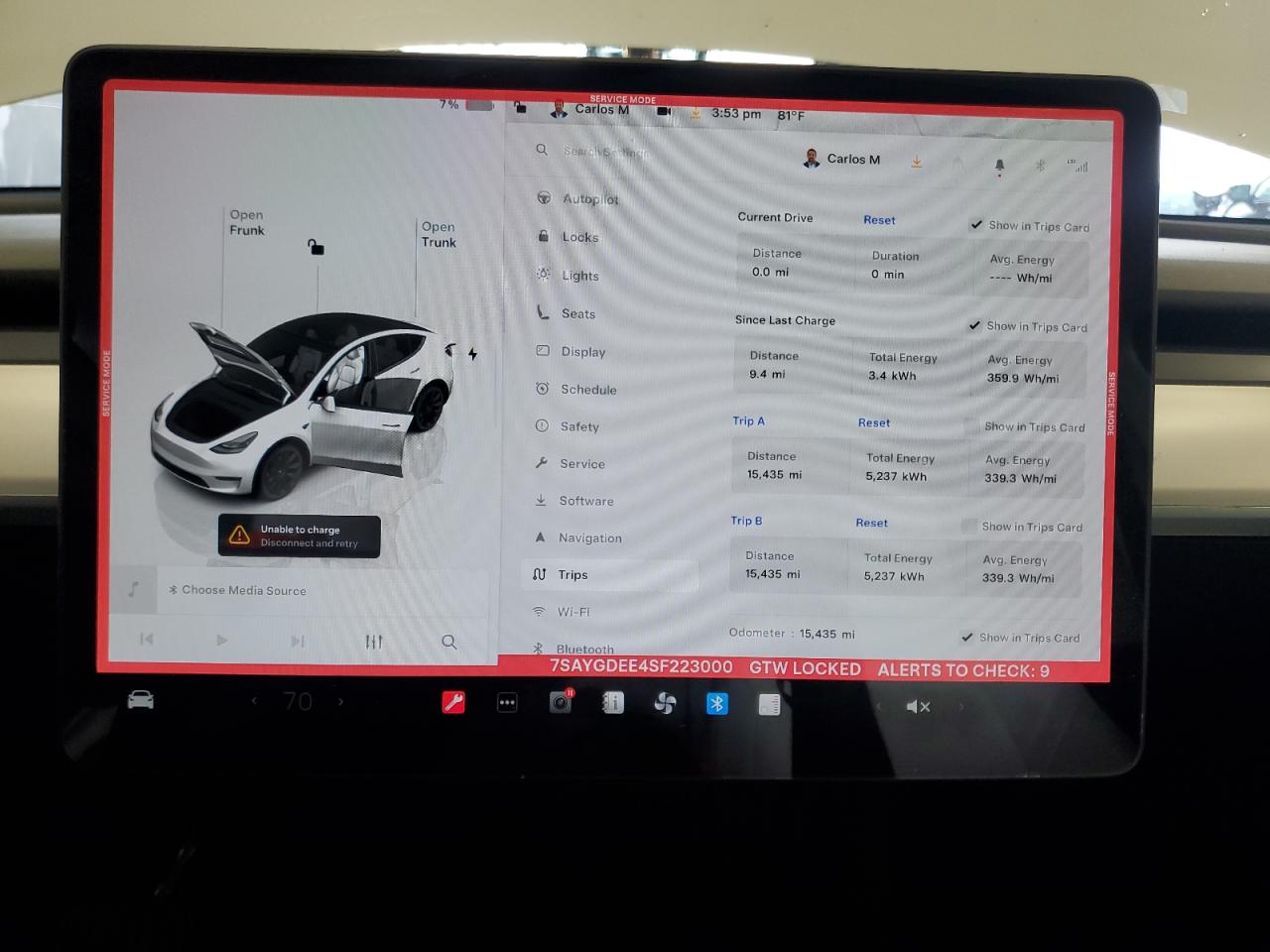 2025 Tesla Model Y VIN: 7SAYGDEE4SF223000 Lot: 69473505