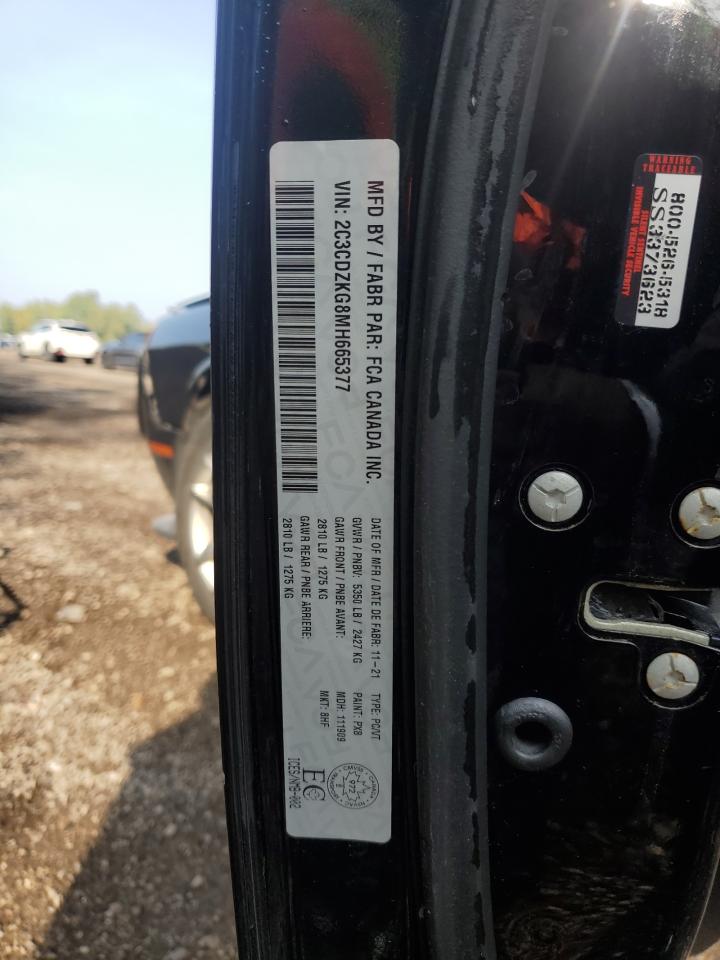 2021 Dodge Challenger Gt VIN: 2C3CDZKG8MH665377 Lot: 81214145