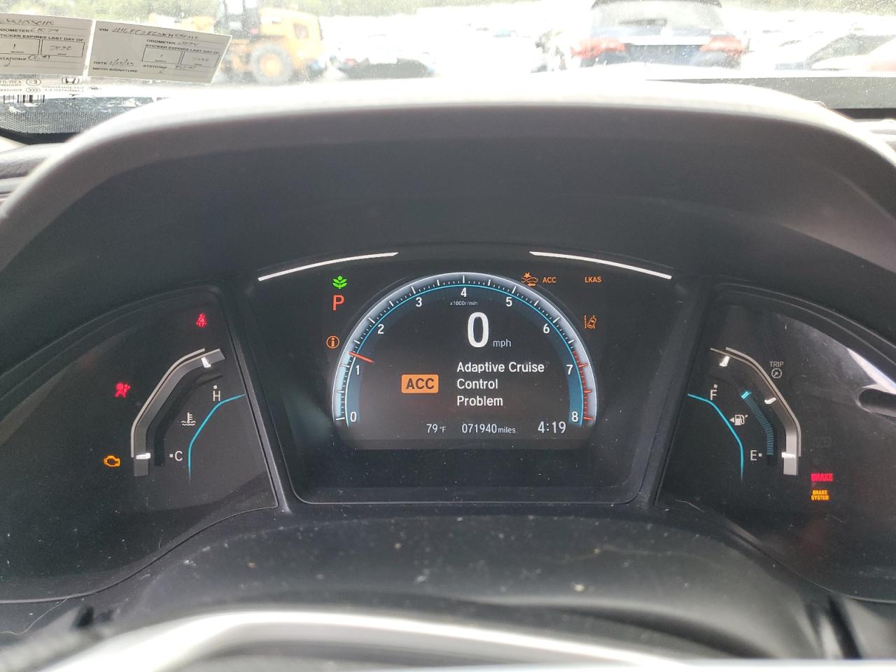2019 Honda Civic Lx VIN: 2HGFC2F68KH550118 Lot: 83941485