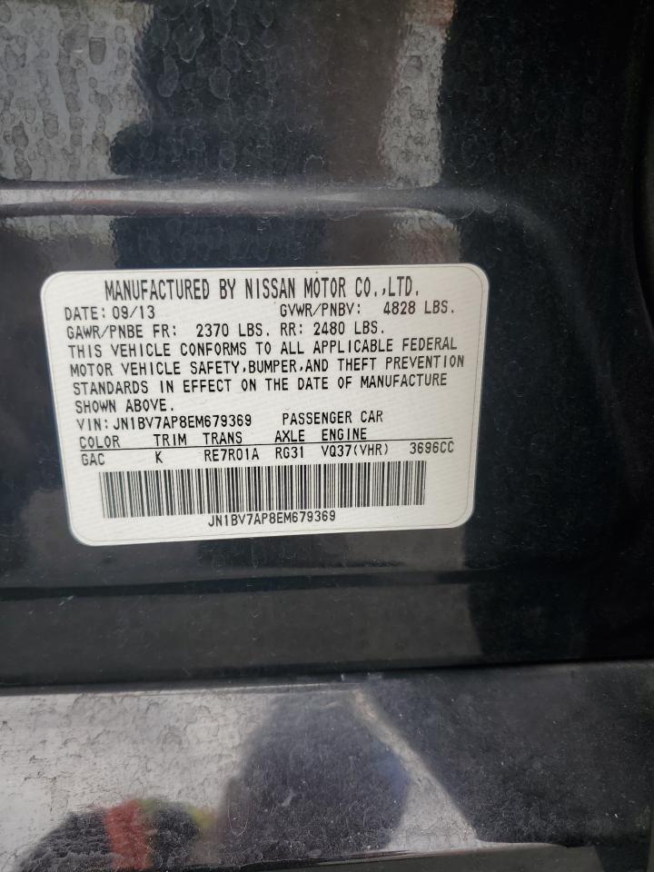 2014 Infiniti Q50 Base VIN: JN1BV7AP8EM679369 Lot: 81741955