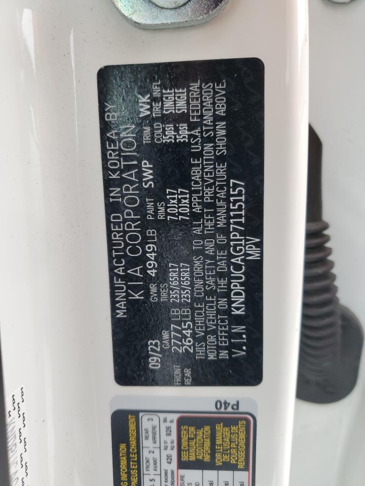 2023 Kia Sportage Lx VIN: KNDPUCAG1P7115157 Lot: 80629655