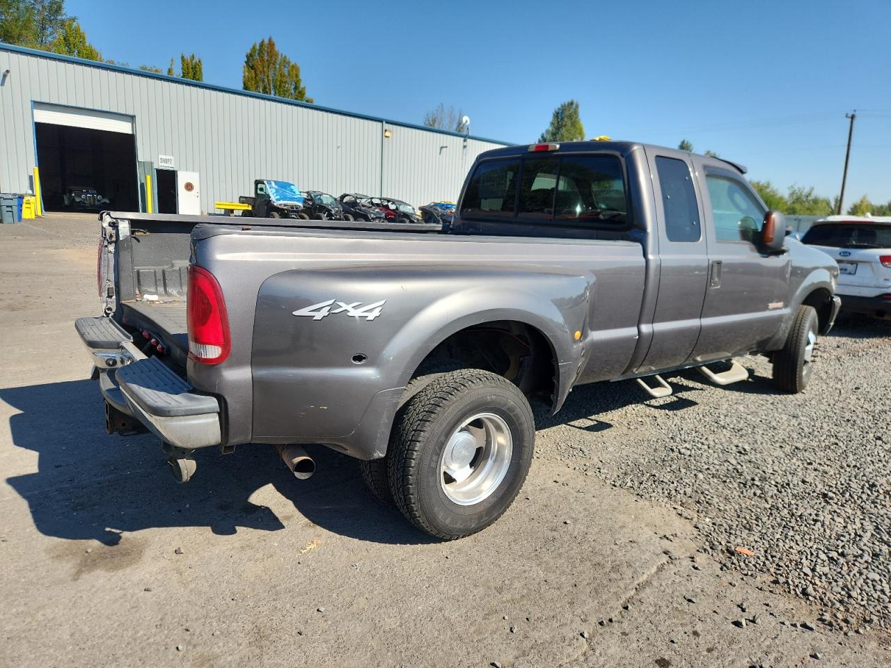 2003 Ford F350 Super Duty grey pickup diesel 1FTWX33PX3EC20060 photo #4